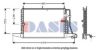 FORD 91GW19710BA Condenser, air conditioning